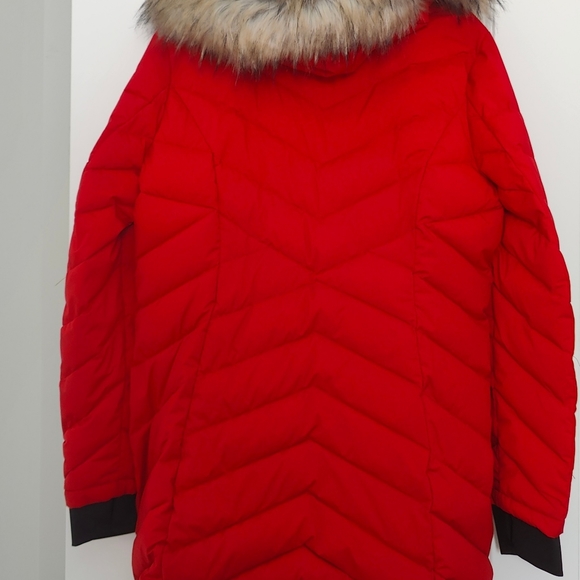 Red Puffer Coat - Picture 2 of 7
